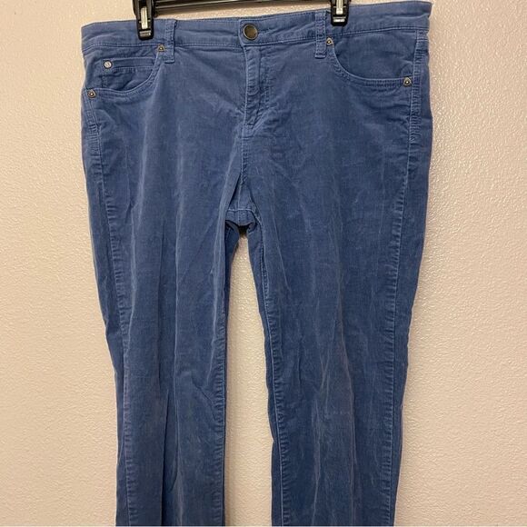Kut From The Kloth Diana High Rise Skinny Corduroy Pants blue stretch plus 16 - Picture 4 of 14